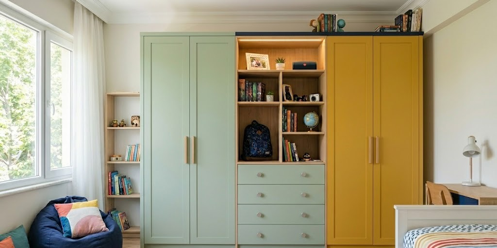 Dual-Tone Wardrobe Front View
