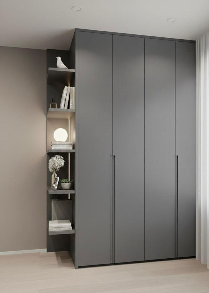 The Essential 4 Anthracite Grey Front View