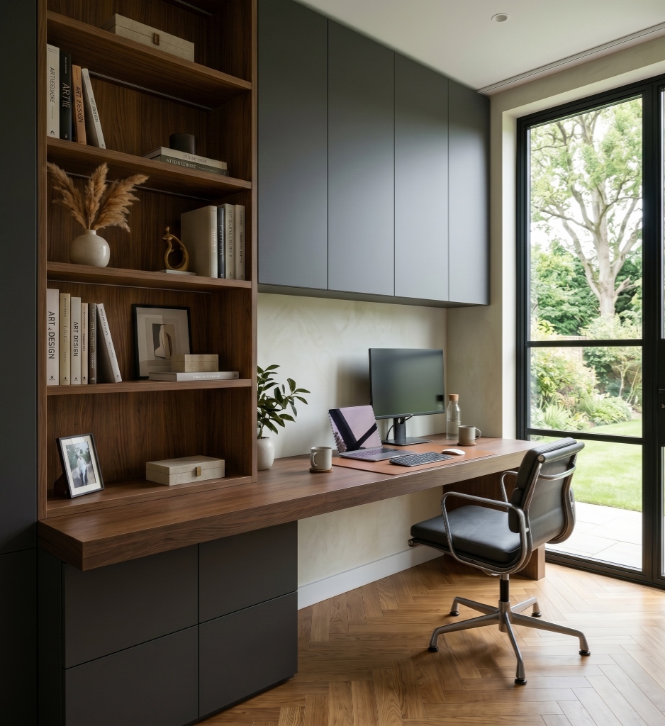 Anthracite & Walnut Dual-Tone