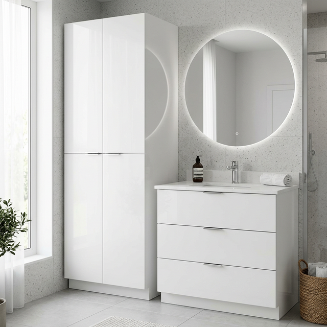 Linen Towel Closet Full