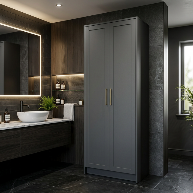 Linen Towel Closet Full