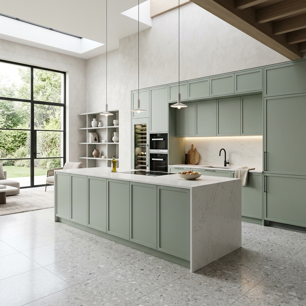 Modern Slim Shaker Kitchen