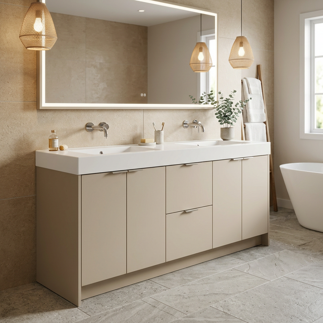 Beige Matte Double Full